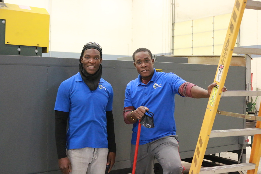 Bel Cleaning industrial team members on the jobsite in Missouri